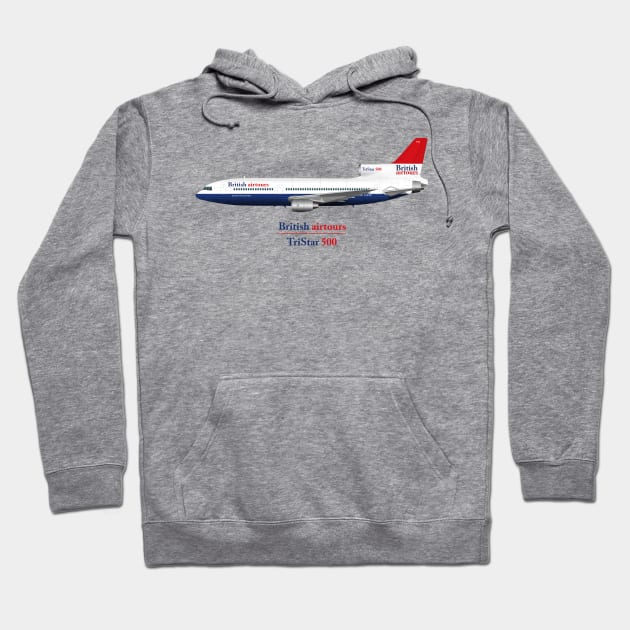 BA airtours tristar 500 Hoodie by SteveHClark